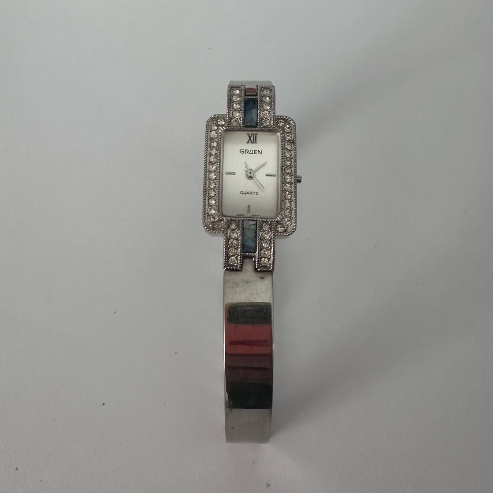 Vintage Gruen Silver Watch